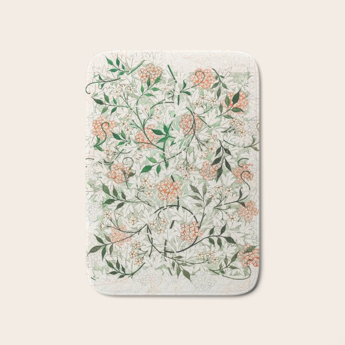 Jasmine by William Morris Bath Mat Gallery Image 1