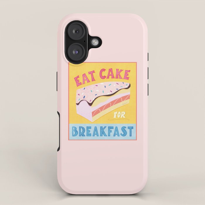 Eat Cake for Breakfast iPhone Case Gallery Image 1