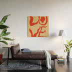 LOVE STATEMENT Wood Wall Art Gallery Image 2
