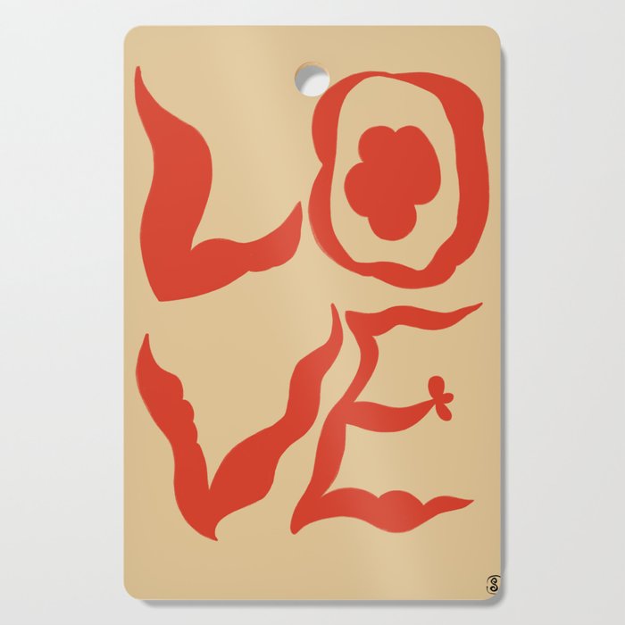 LOVE STATEMENT Cutting Board Gallery Image 1