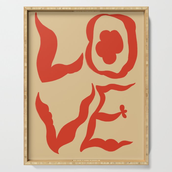 LOVE STATEMENT Serving Tray Gallery Image 1