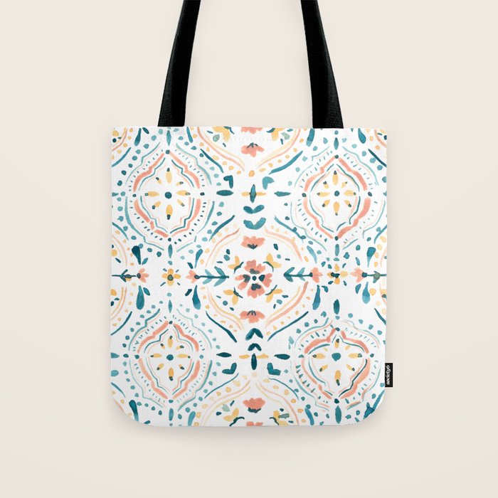 Moroccan Tiles Tote Bag Gallery Image 1