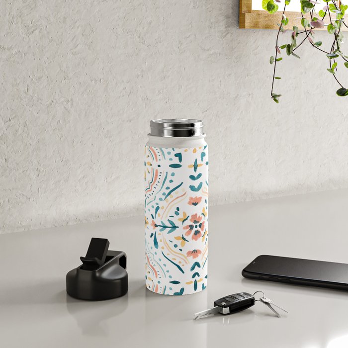 Moroccan Tiles Water Bottle Gallery Image 4
