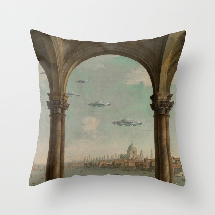 Venetian Promenade Throw Pillow Gallery Image 6