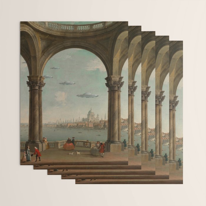 Venetian Promenade Wrapping Paper Gallery Image 3