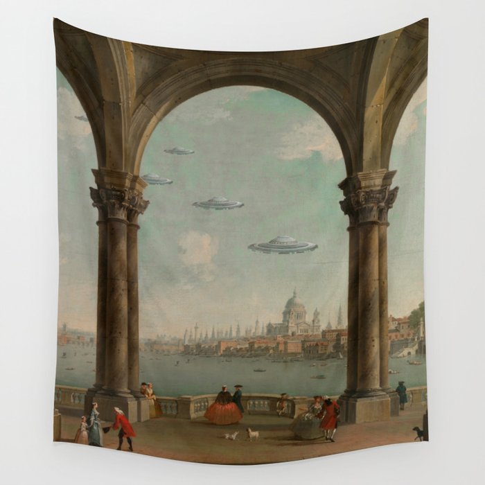 Venetian Promenade Wall Tapestry Gallery Image 4