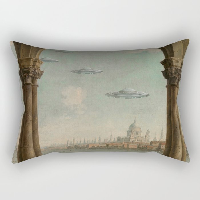 Venetian Promenade Rectangular Pillow Gallery Image 1