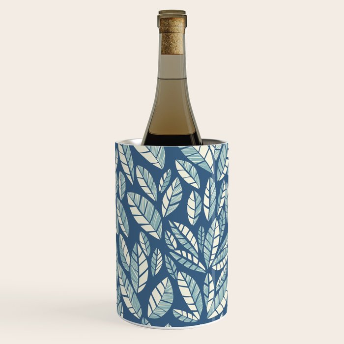 Wildlife Safari Laeves blue Wine Chiller Gallery Image 3