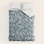 Wildlife Safari Laeves blue Duvet Cover Gallery Image 6