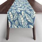 Wildlife Safari Laeves blue Table Runner Gallery Image 1