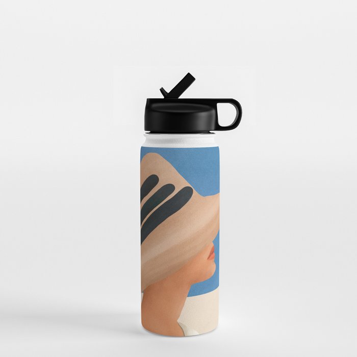 Summer Hat Water Bottle Gallery Image 1
