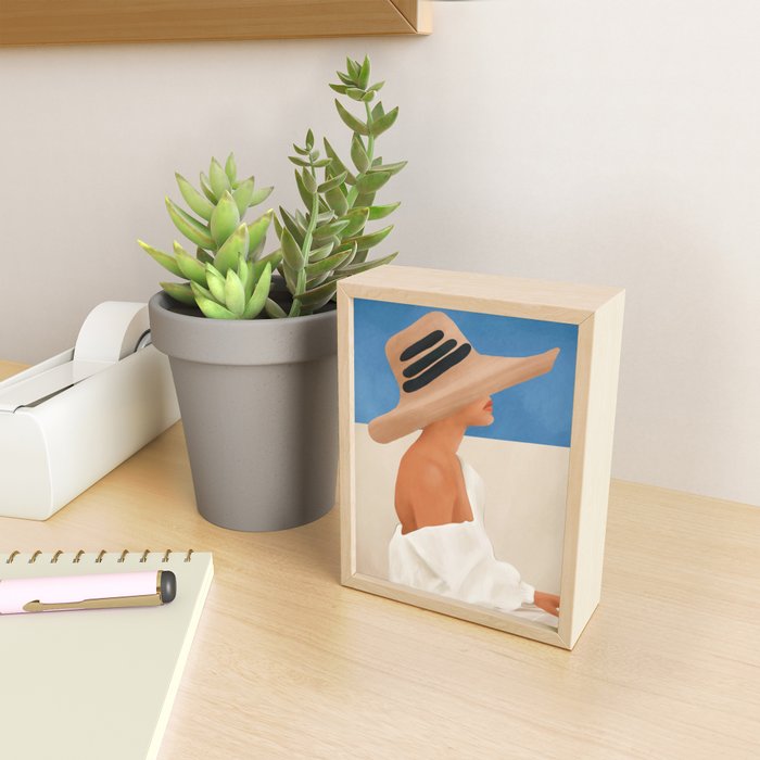 Summer Hat Mini Art Print Gallery Image 2