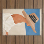 Summer Hat Outdoor Rug Gallery Image 1