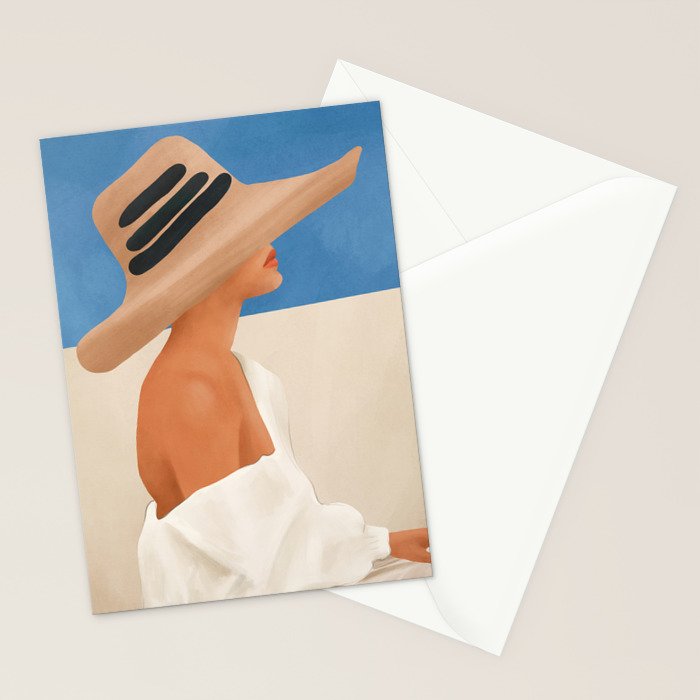 Summer Hat Stationery Card Gallery Image 2