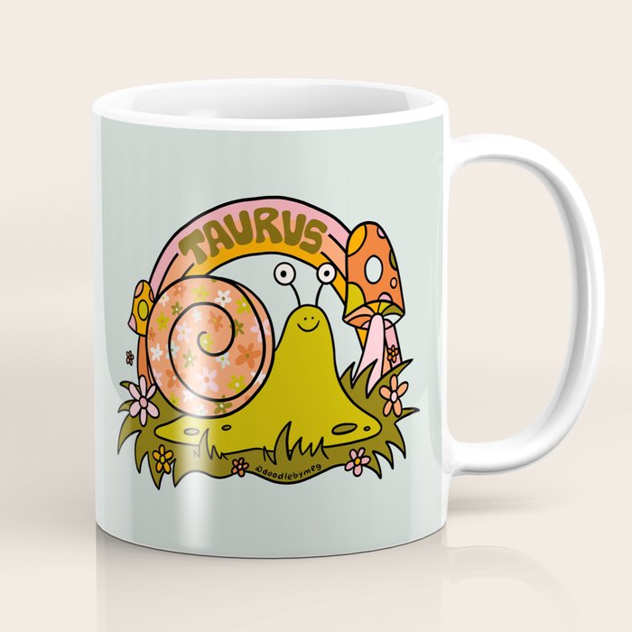 Taurus Snail Coffee Mug Gallery Image 1