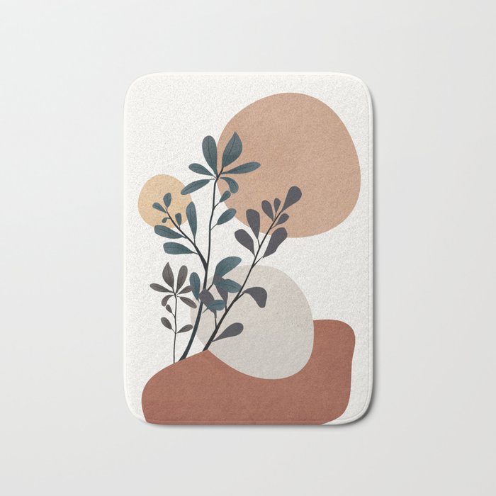 Shapes and Branches 07 Bath Mat Gallery Image 1