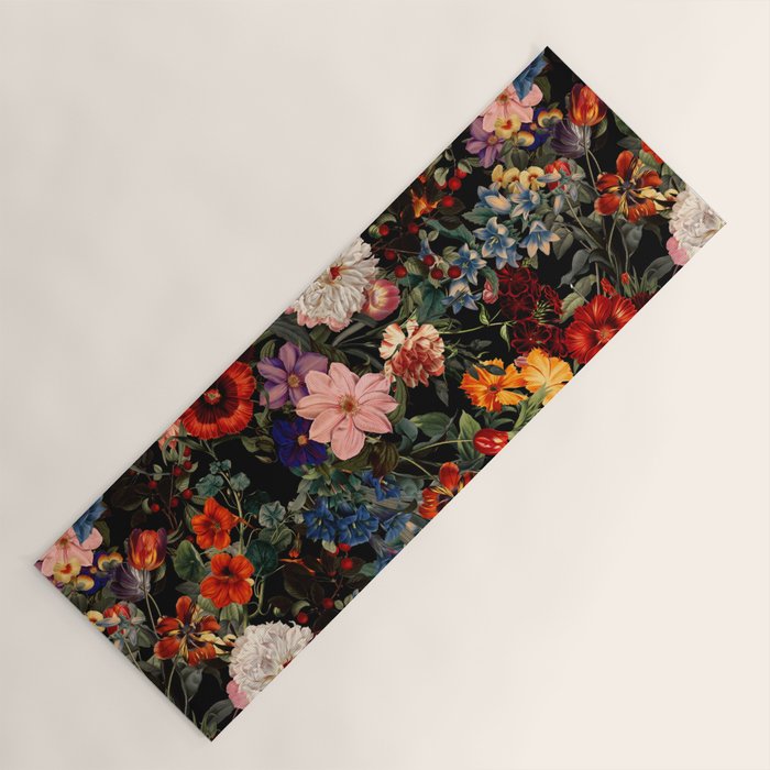 Exotic Night Garden Yoga Mat Gallery Image 1