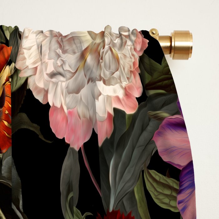 Exotic Night Garden Window Curtain Gallery Image 2