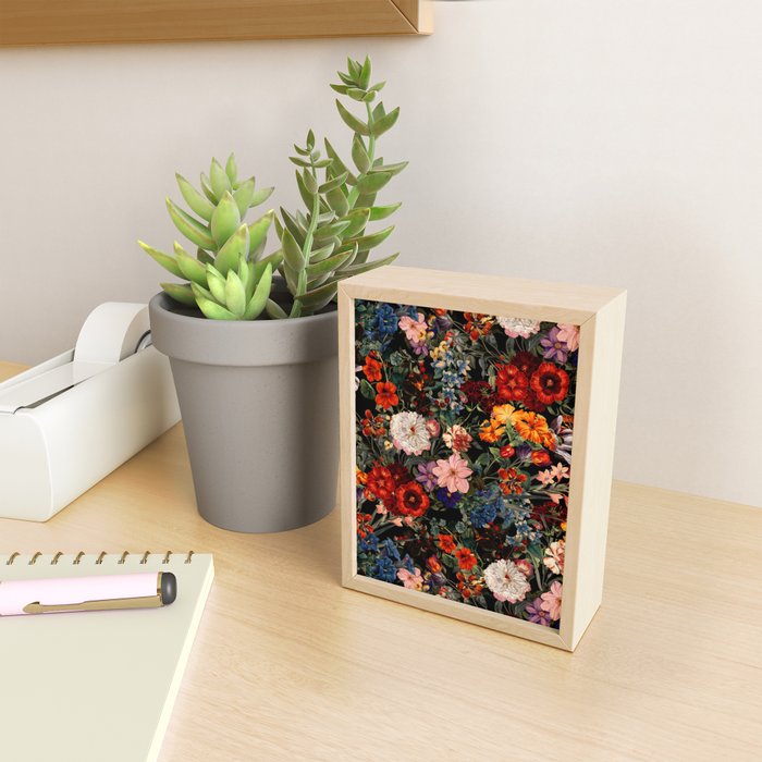 Exotic Night Garden Mini Art Print Gallery Image 2