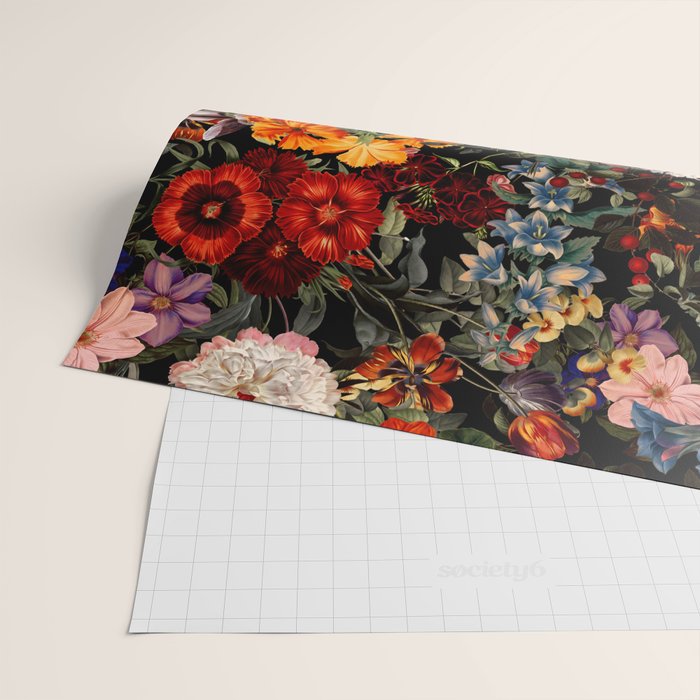 Exotic Night Garden Wrapping Paper Gallery Image 2