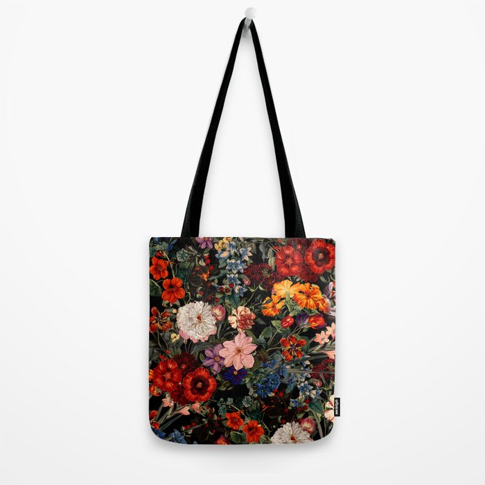 Exotic Night Garden Tote Bag Gallery Image 2