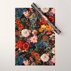 Exotic Night Garden Wrapping Paper Gallery Image 1