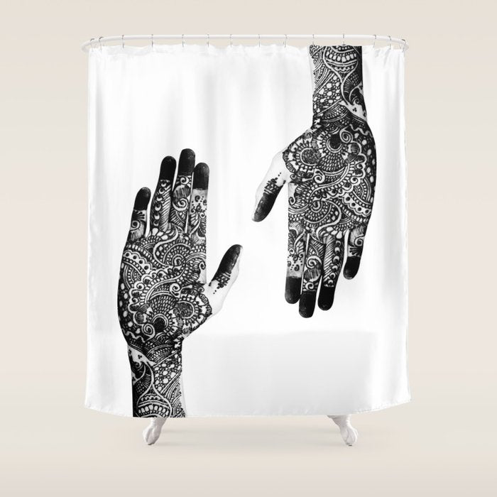 Stay Connected Shower Curtain Gallery Image 1