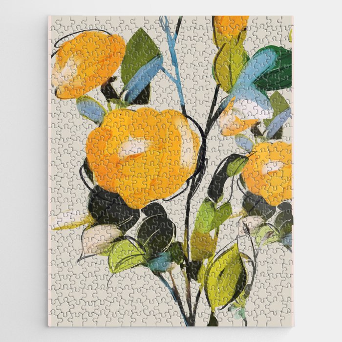 Yellow Flowers  Jigsaw Puzzle Gallery Image 1