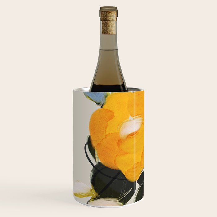 Yellow Flowers  Wine Chiller Gallery Image 2