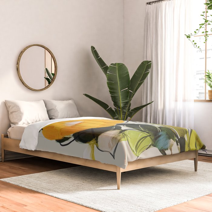 Yellow Flowers  Comforter Gallery Image 2