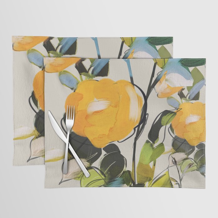 Yellow Flowers  Placemat Gallery Image 1