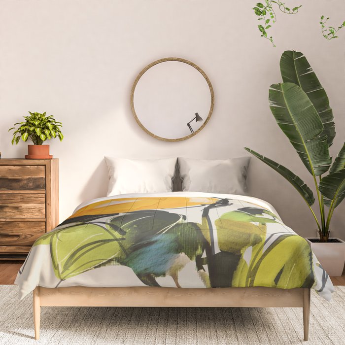 Yellow Flowers  Comforter Gallery Image 3