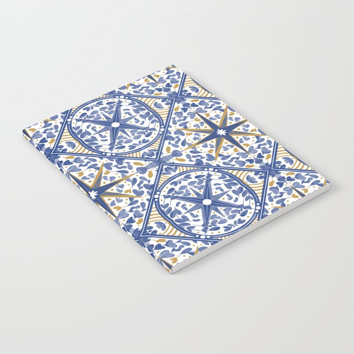 Intricate nature circular tiles B24 Notebook Gallery Image 2