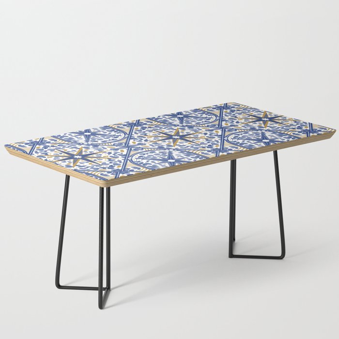 Intricate nature circular tiles B24 Coffee Table Gallery Image 1