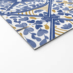 Intricate nature circular tiles B24 Welcome Mat Gallery Image 2