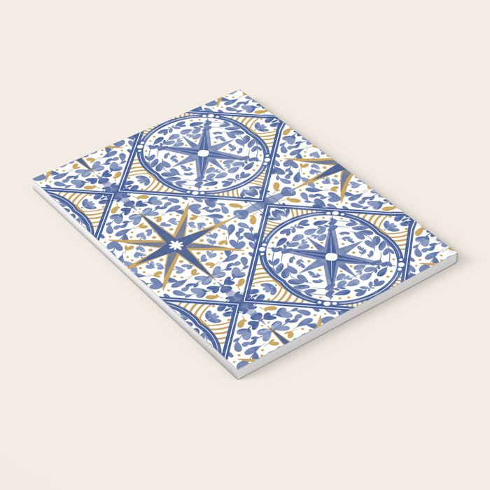Intricate nature circular tiles B24 Notebook Gallery Image 3
