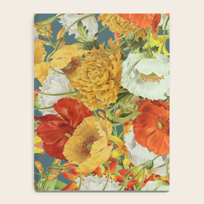 Vintage Poppy Floral Notebook Gallery Image 4