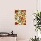 Vintage Poppy Floral Poster Gallery Image 2