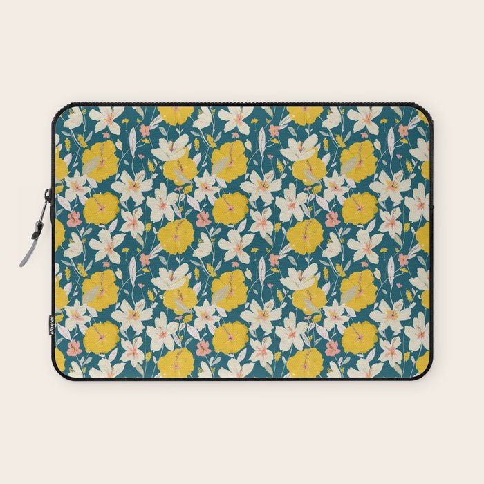 tropical hibiscus Laptop Sleeve Gallery Image 1