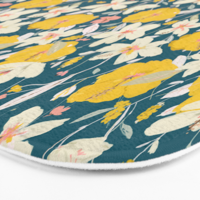tropical hibiscus Bath Mat Gallery Image 3