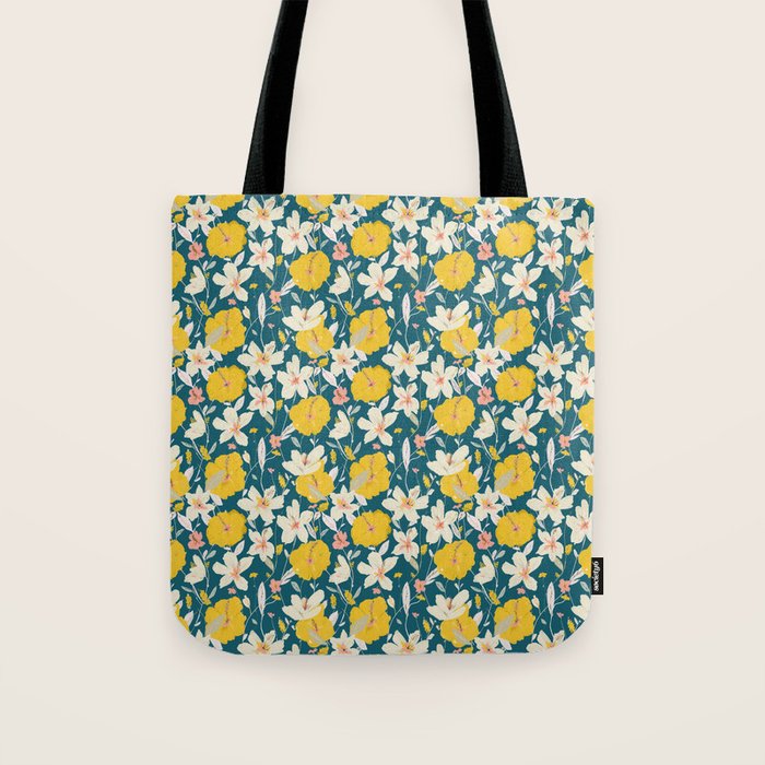 tropical hibiscus Tote Bag Gallery Image 1