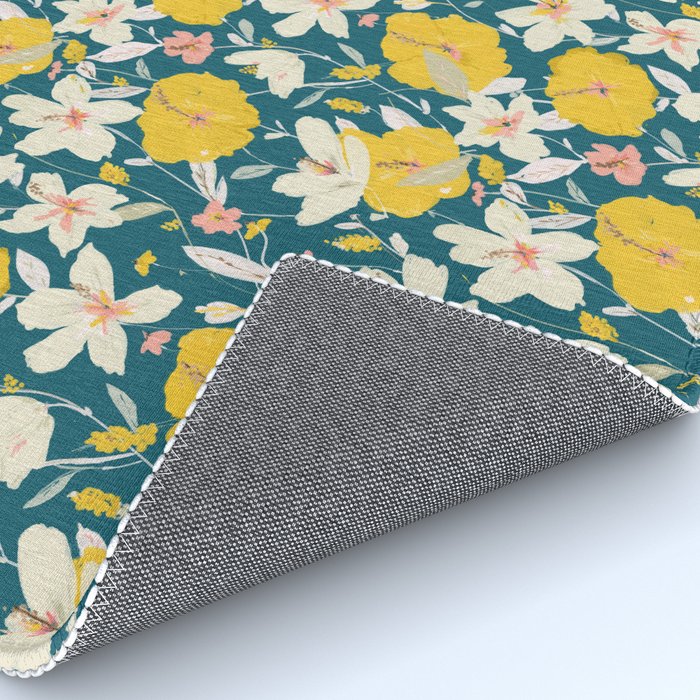 tropical hibiscus Rug Gallery Image 4