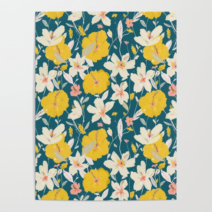tropical hibiscus Poster Gallery Image 1