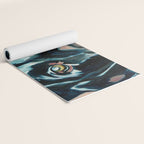 Daisy the Black Lab Dog Portrait Yoga Mat Gallery Image 2