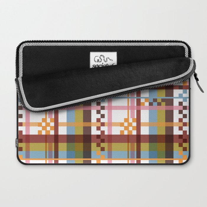 Bold Grid Aesthetic Laptop Sleeve Gallery Image 2