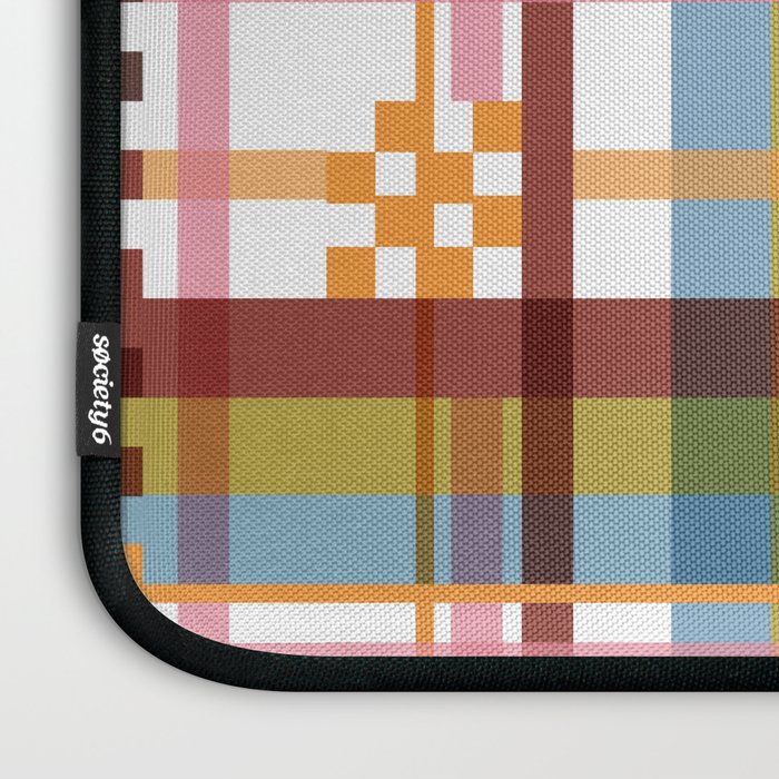 Bold Grid Aesthetic Laptop Sleeve Gallery Image 3