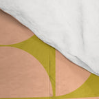 Mid-Century Modern Pattern No.59 Mini - Mango Mint and Peach Fuzz Comforter Gallery Image 4