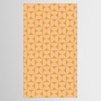 Mid-Century Modern Pattern No.59 Mini - Mango Mint and Peach Fuzz Tablecloth Gallery Image 2