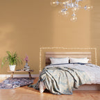 Mid-Century Modern Pattern No.59 Mini - Mango Mint and Peach Fuzz Wallpaper Gallery Image 3