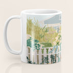 A Postcard From Cozy  - mixed media Garden Illustration  Coffee Mug Gallery Image 3
